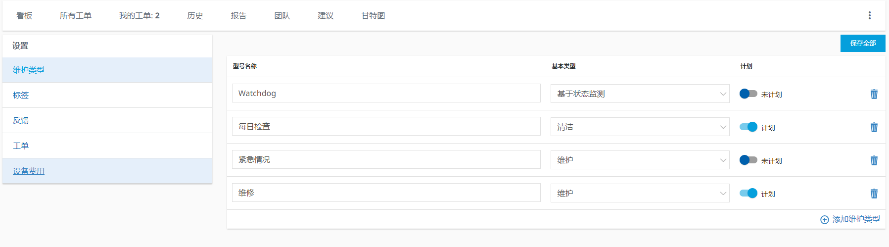 图 689-维护类型